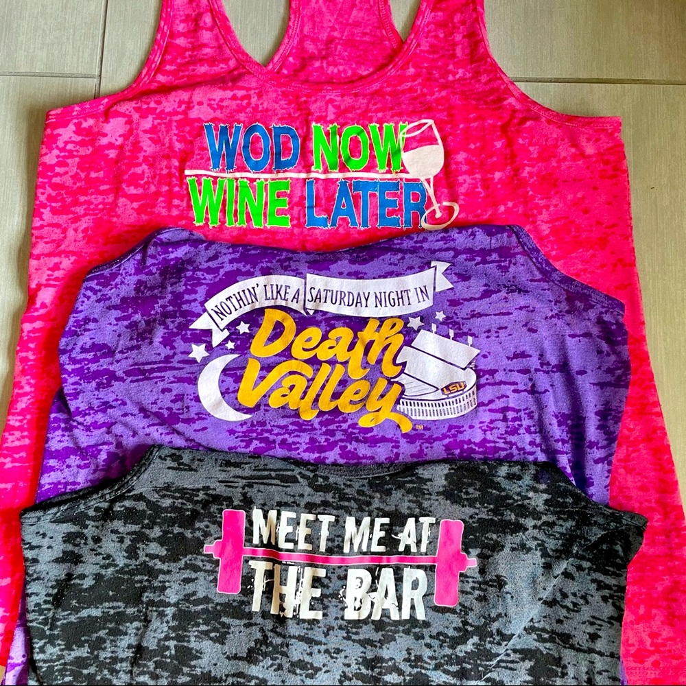 3-Pack Workout Tanks 2XL